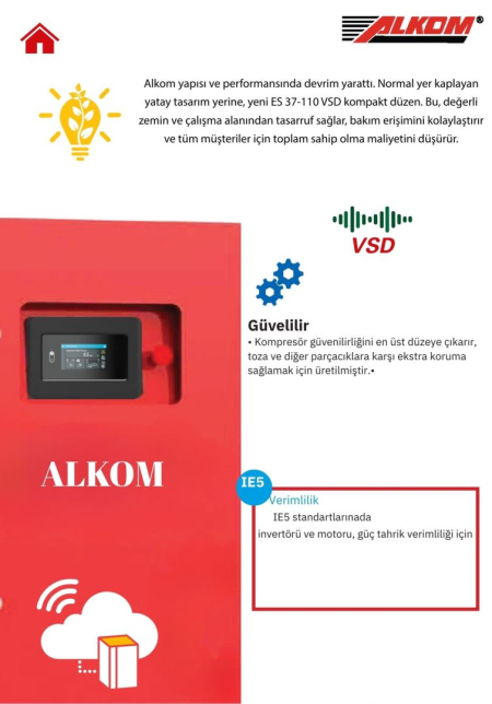 Vidalı Hava Kompresörü